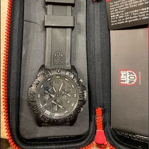 LUMI-NOX MEN’S BLACKOUT OVERSIZED WATCH SERIES3080